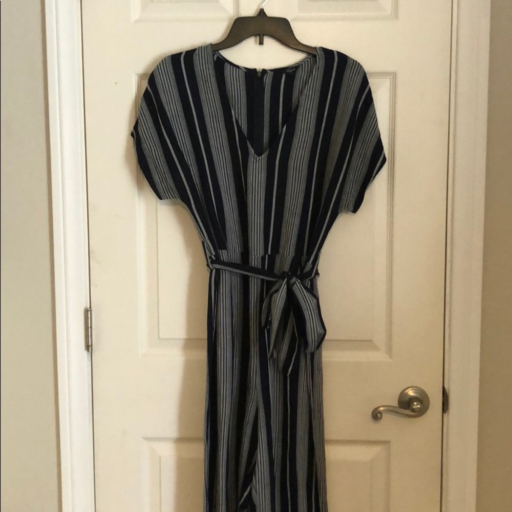 Rails Angela Mediterranean Stripe Navy Jumpsuit